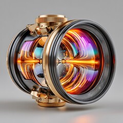 Spotlight lens with reflective glass high resolution picture