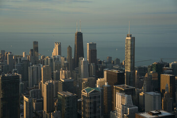 Obraz premium Chicago city skyline