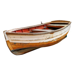 Obraz premium Old wooden boat, weathered