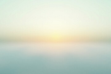 Abstract Sunset Landscape with Neon Green Horizon

