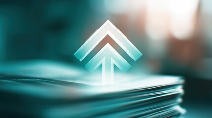 Abstract Shapes with Arrow Motif Design