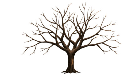 Minimalist Dead Tree Artwork for Climate Themes