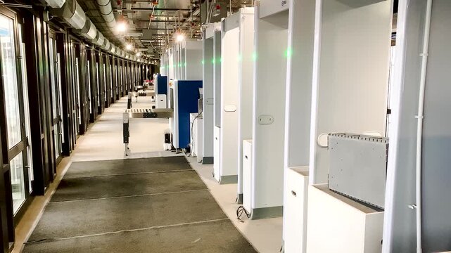  entrance inspection turnstiles security Metal detector frame .stadium customs concert area mass event security crowd stampede