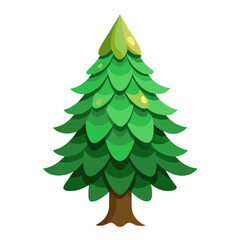 green christmas tree