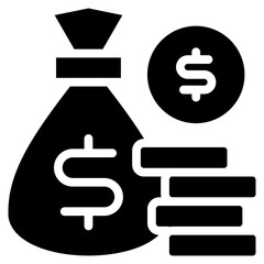 Wealth Accumulation glyph icon