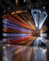 Auditorium lighting, captivating display, performance high resolution picture