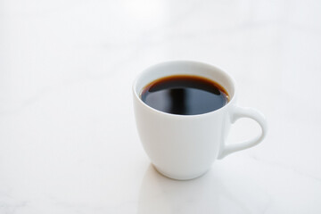 Obraz premium Single Cup of Strong Black Coffee