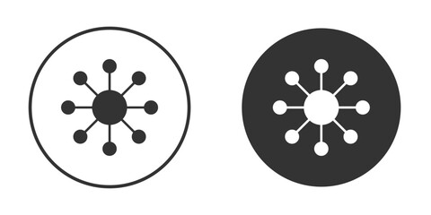 Fototapeta premium Chart connected icon