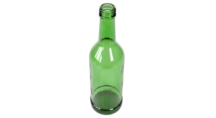 Isolated Glass Bottle