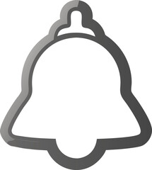 Simple outline of a classic bell shape