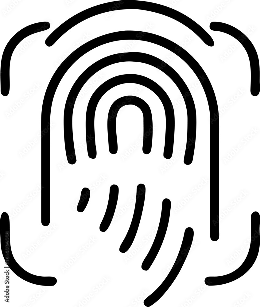 Poster fingerprint access control – biometric security for digital systems