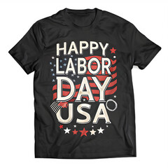 A blank cotton tee with a detailed illustration of a conceptual t-shirt design