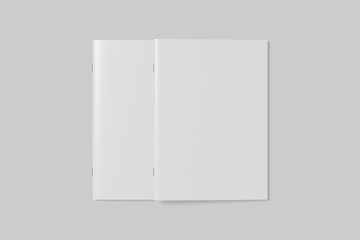 A4 brochure or catalog cover for mockup