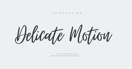 Signature Elegant Branding Typeface. Handwritten Script Editable Text Effect Template . vector illustration 
