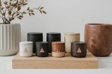 Aromatic Candles Enhancing Home Decor with Subtle Scents and Minimalist Design