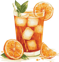 glass of orange juice