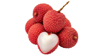 Isolated Lychee