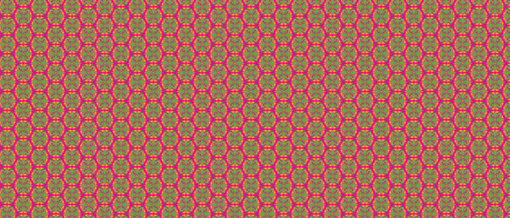 Abstract geometric composition with vibrant color palette