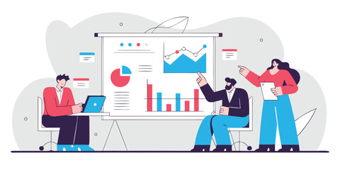  Strategic Business Planning Vector Illustration