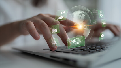 Sustainable business uses eco-innovation, climate action, and long-term strategies to meet environmental goals and promote corporate responsibility. Latch