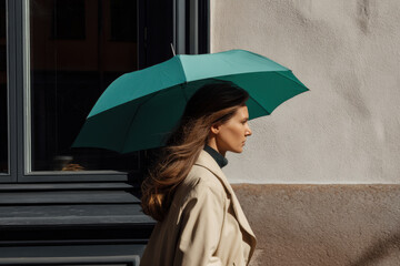 stylish umbrella designed for climate protection without canopy perfect for urban fashion