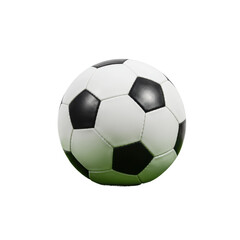 Obraz premium A detailed image of a soccer ball, perfect for sports and game related projects.