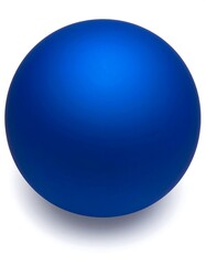 Glossy blue sphere