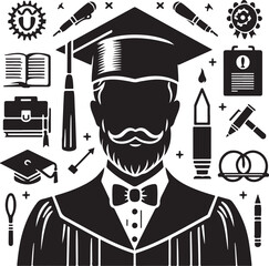 Minimal Vintage Graduation Emblem