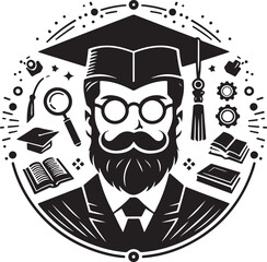 Minimal Vintage Graduation Emblem
