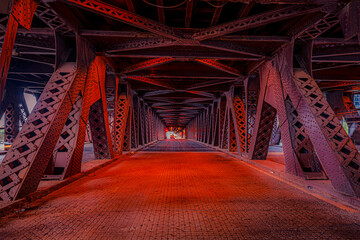 Chicago's Red Steel Car Tunnel