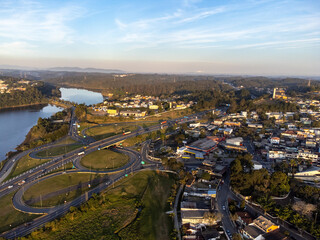 sunset in the village of the great stream in São Bernardo do Campo