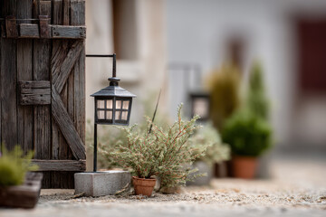 envision historical courtyard brought to life through augmented reality presenting home from century ago