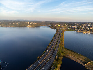 Beautiful road connecting São Paulo to Santos, Anchieta highway