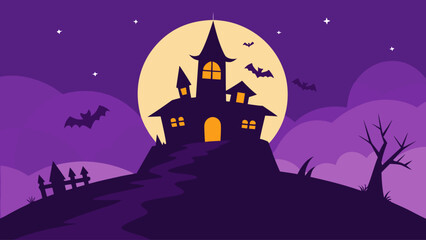 halloween night background