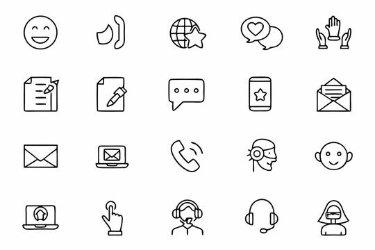 A helpful vector collection showcasing communication, resolution, and empathy in service roles. Great for websites, onboarding materials, and user manuals