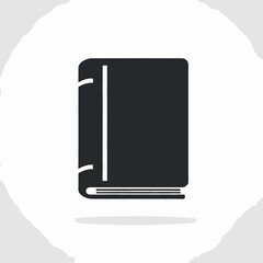 Silhouette of a classic suspension bridge icon. A vector graphic symbol of connection, travel, and architectural engineering.