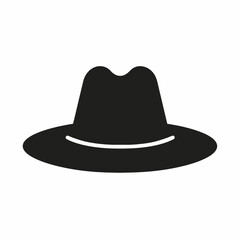 Stylish Fedora Hat Illustration Classic Headwear Design