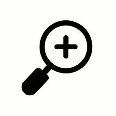 Magnifying Glass Precision Tool for Exploration and Detailed Inspection, Revealing Hidden Details