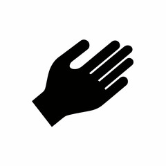 Palm Presentation A Detailed Vector Graphic of a Hand Gesture for Design Projects (50-150 Characters)