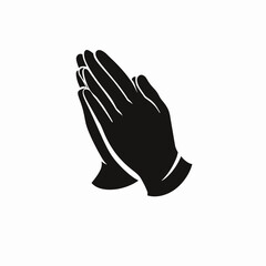 Praying Hands Silhouette A Symbol of Faith, Hope, and Devotion
