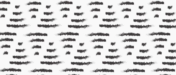 Creative background, Tempera brush patterns, Black and white background