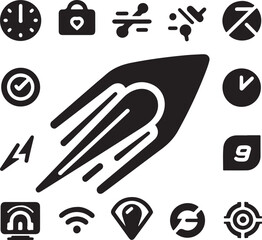 Minimal Fast Icon Vector Collection