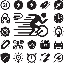 Minimal Fast Icon Vector Collection