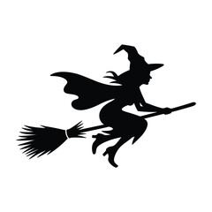 Fototapeta premium witch's silhouette