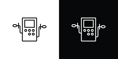 Dialysis icon. Simple flat symbol. Perfect Black outline pictogram illustration