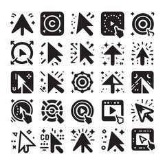 Minimal Cursor Icon Set