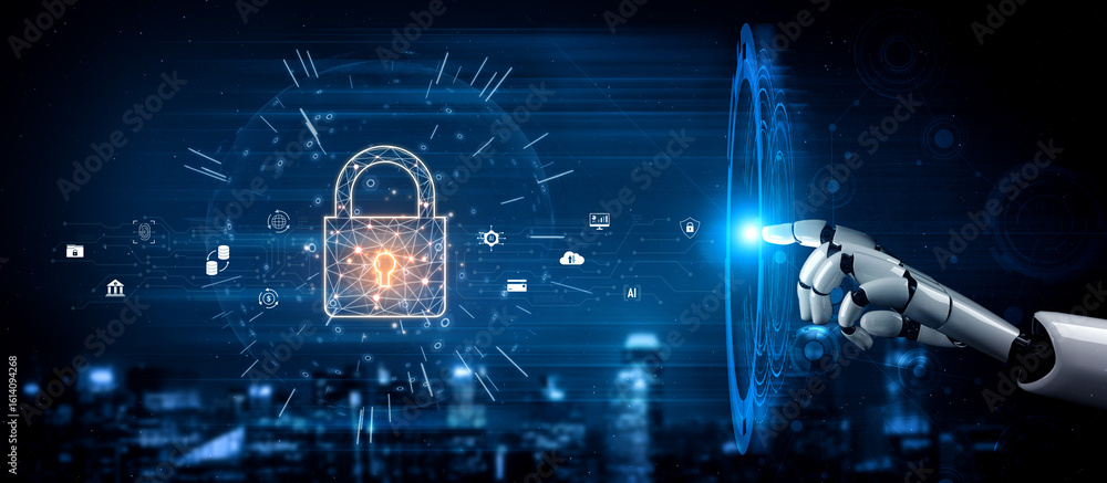 Poster ai enhances digital security by detecting threats, securing sensitive data, managing access, and pro