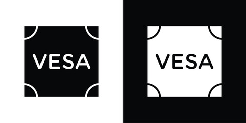 Vesa icon symbol for Apps and Branding.