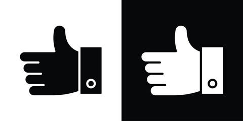 Thumb up icon symbol for Apps and Branding.