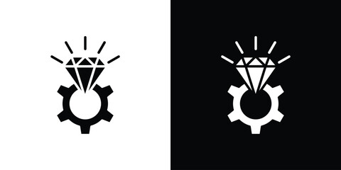 Operational excellence icon symbol for Apps and Branding.